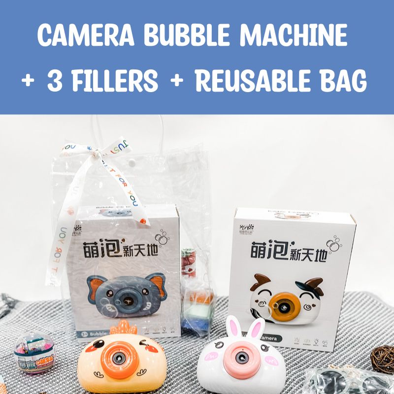 $10 Kids Goodie Bag - Camera Bubble Machine