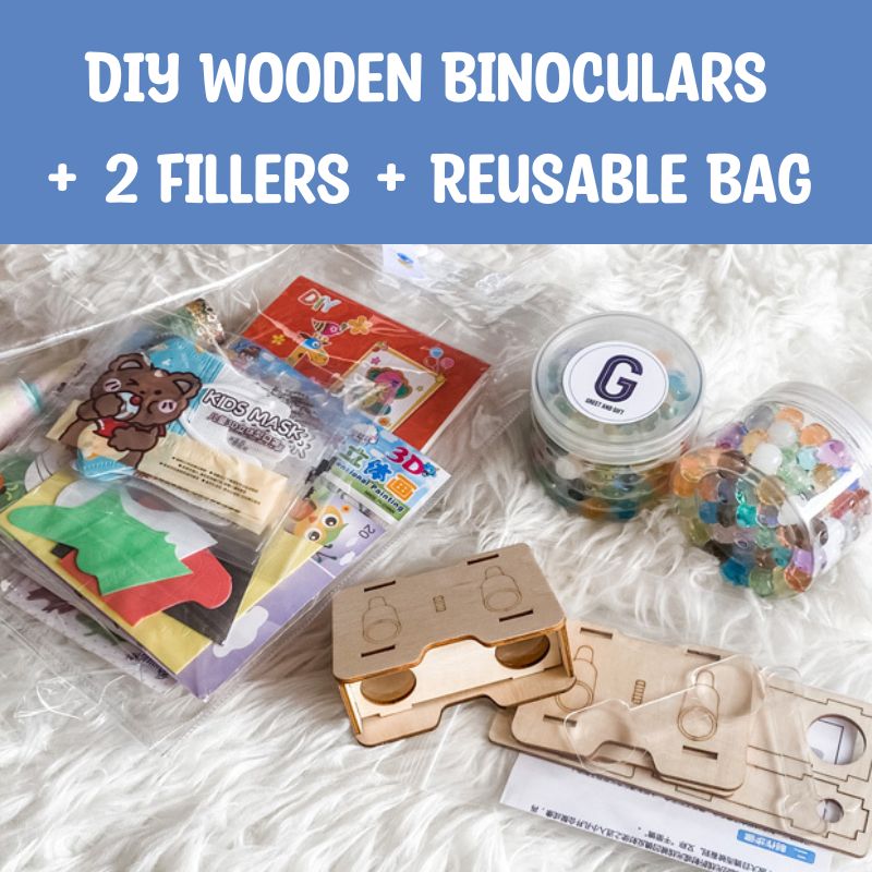 DIY Wooden Binoculars Goodie Bag For Kids