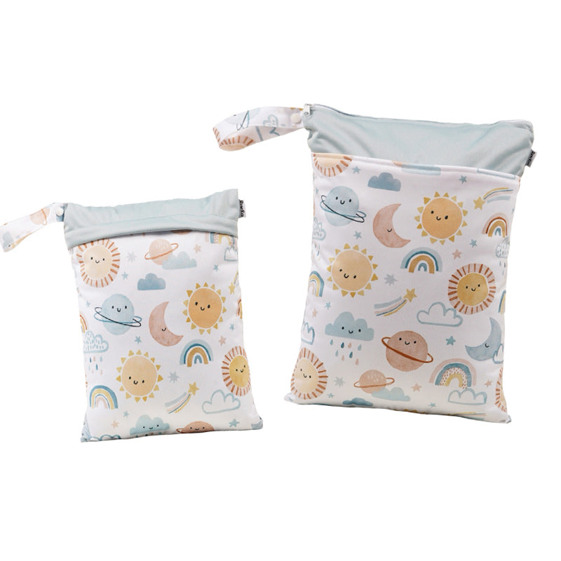 Personalized Wet Bag - Design 12 Cute Sky