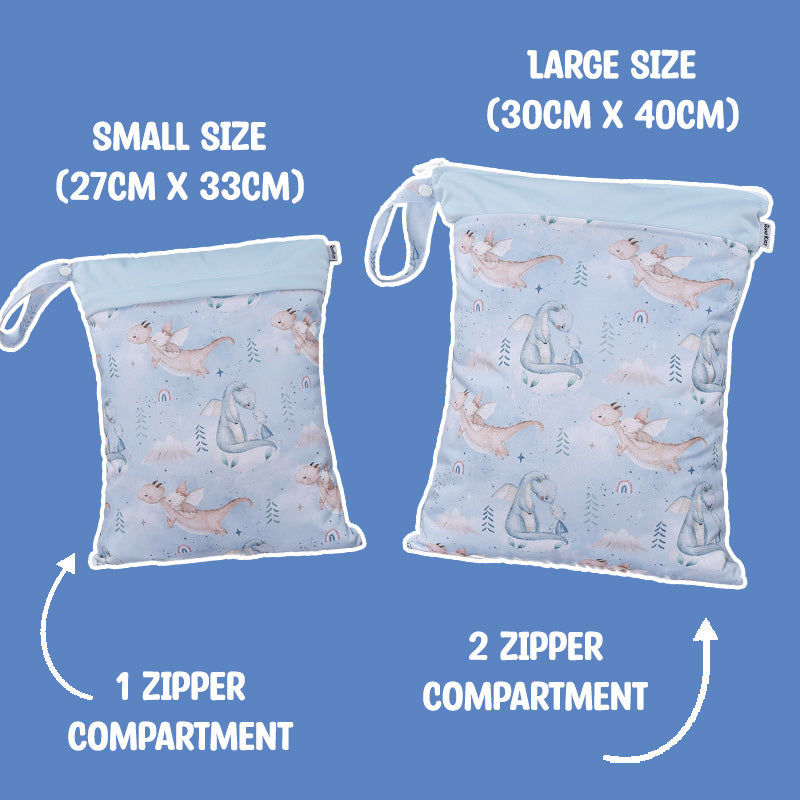 Personalized Wet Bag - Design 28 Dragons