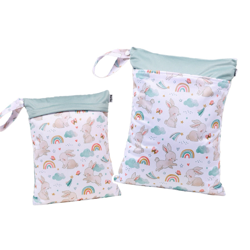 Personalized Wet Bag - Design 30 Bunnies