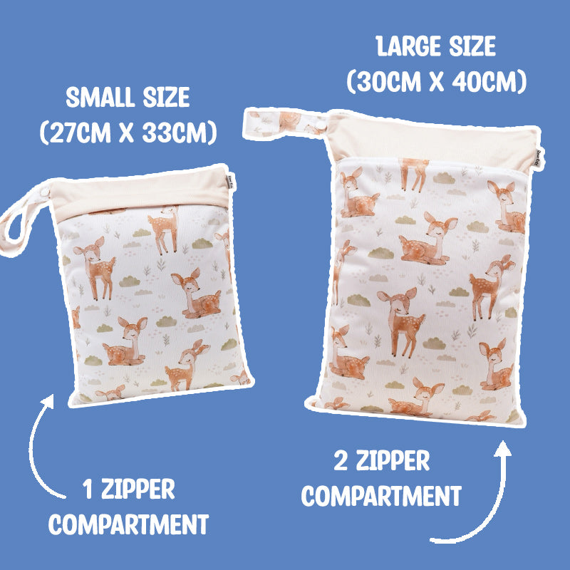 Personalized Wet Bag - Design 34 Deer