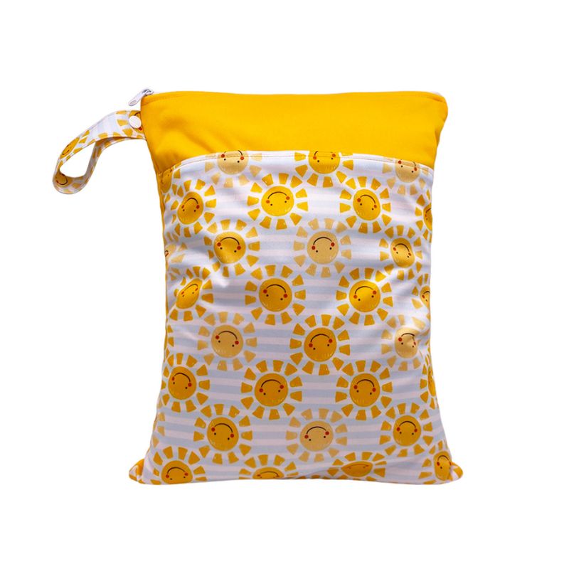 Personalized Wet Bag - Design 34 Yellow Sun