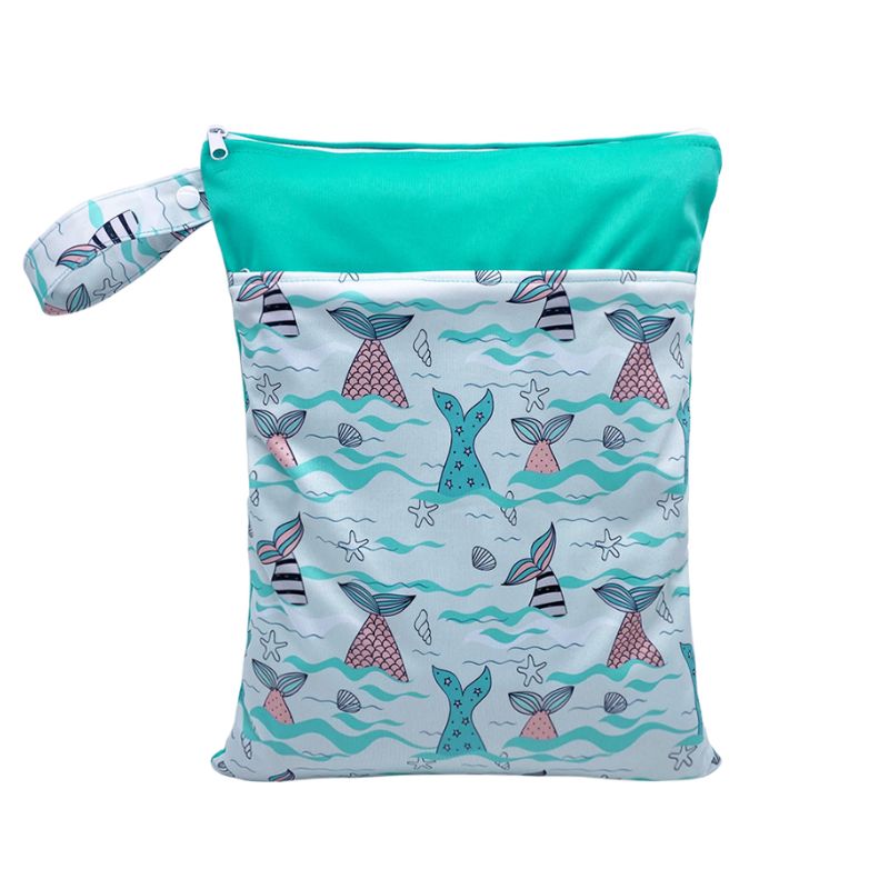 Personalized Wet Bag - Design 39 Mermaid Tails