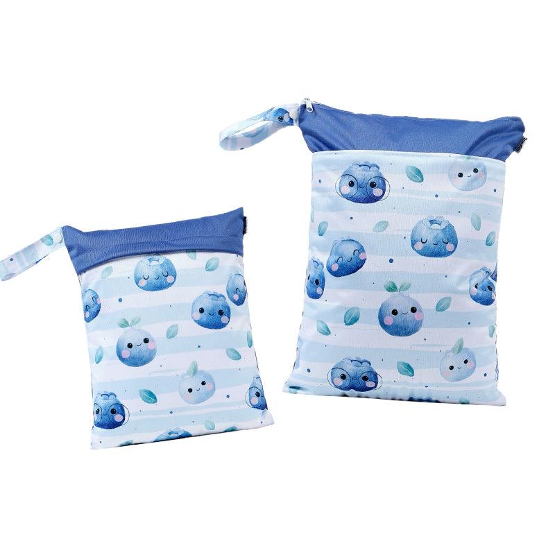 Personalized Wet Bag - Design 43 Blueberry