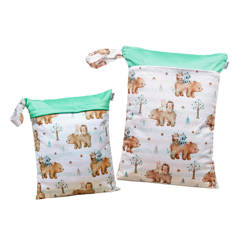 Personalized Wet Bag - Design 45 Forest Animals