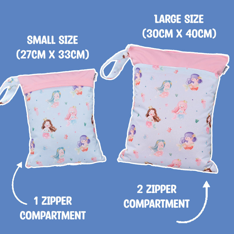 Personalized Wet Bag - Design 55 Mermaids