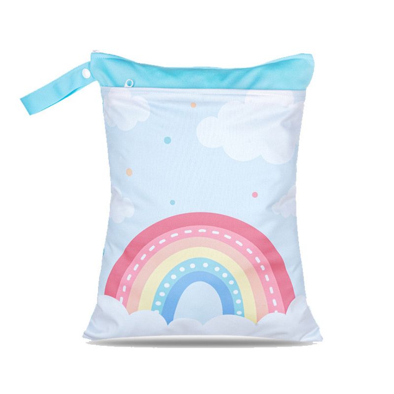 Personalized Wet Bag - Design 59 Rainbow