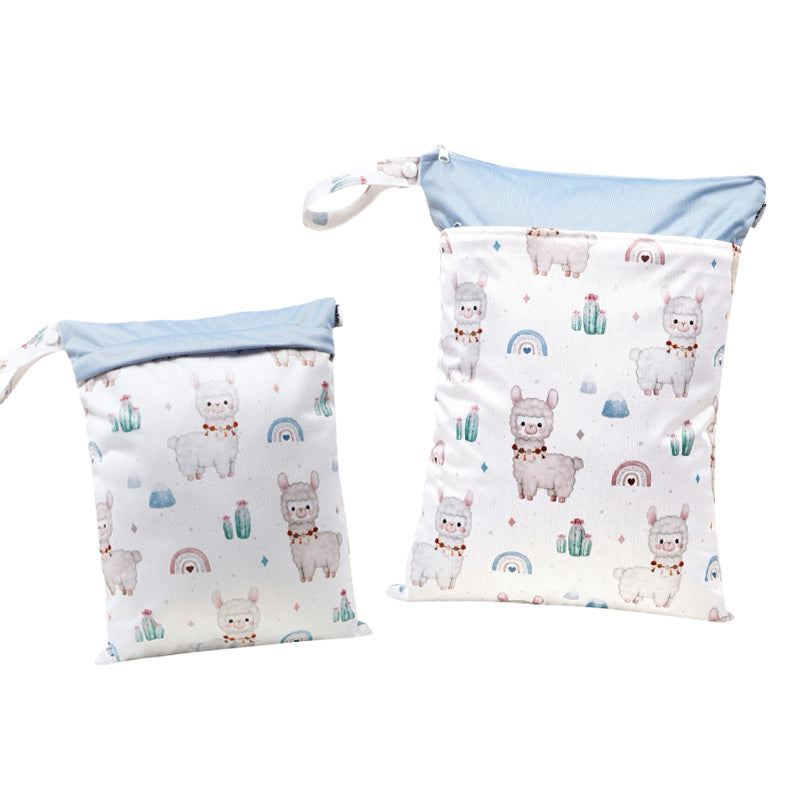 Personalized Wet Bag - Design 60 Alpacas