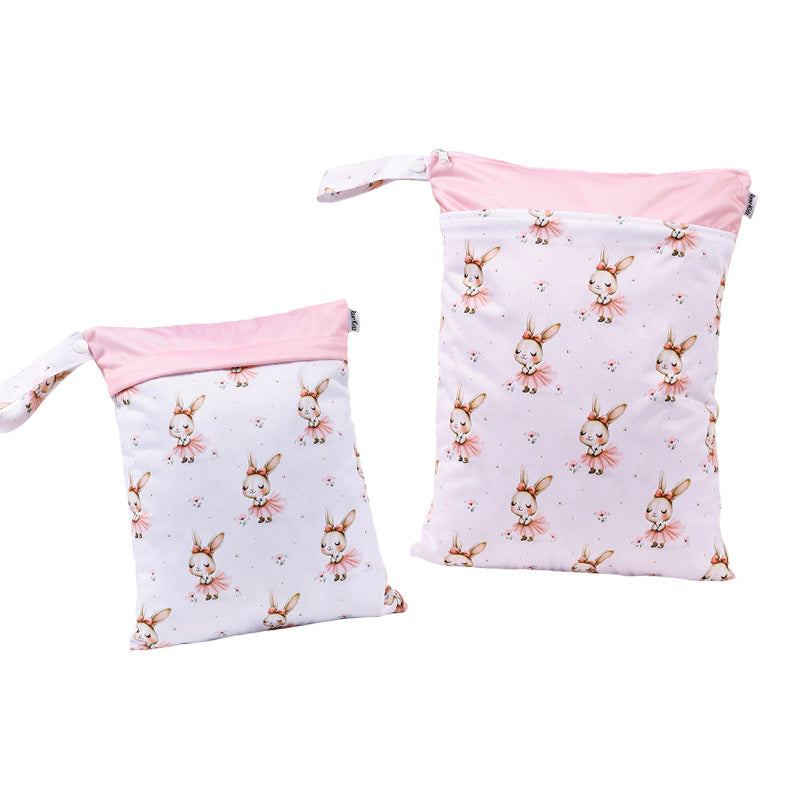 Personalized Wet Bag - Design 61 Ballet Rabbit