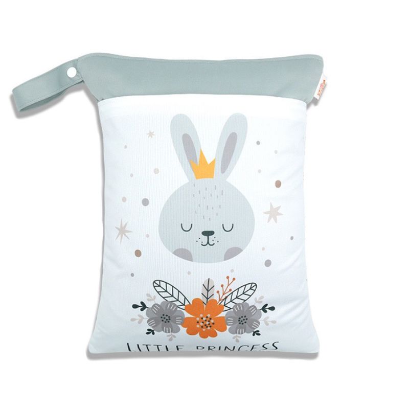 Personalized Wet Bag - Design 61 Rabbit Princess