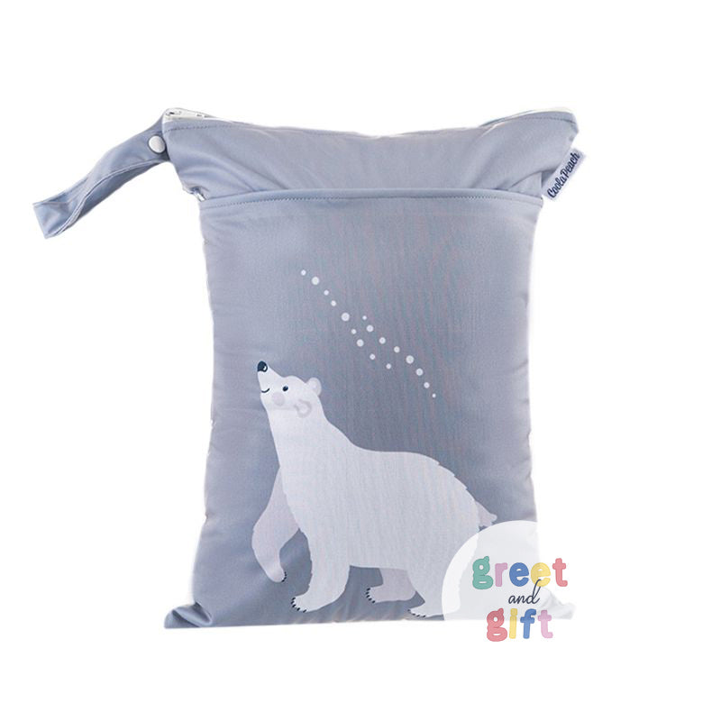 Personalized Wet Bag - Design 67 Polar Bear