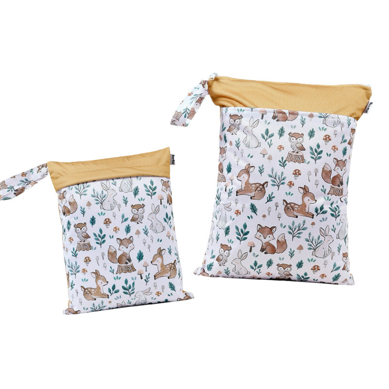 Personalized Wet Bag - Design 68 Woodland Animals