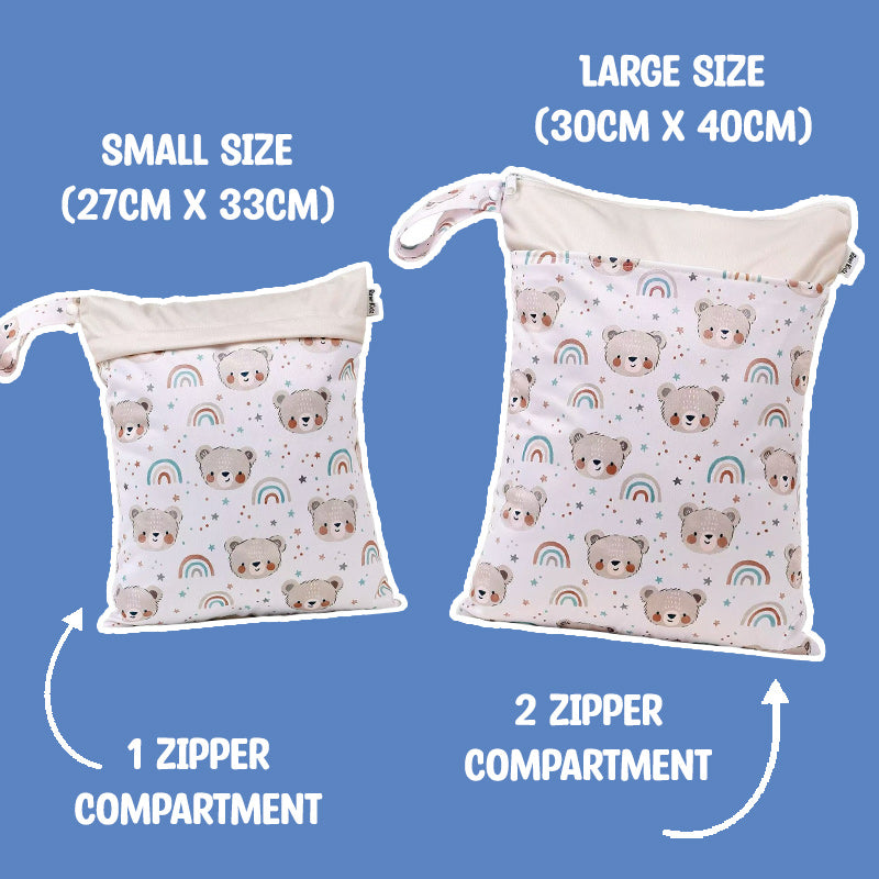 Personalized Wet Bag - Design 83 Rainbow Bear
