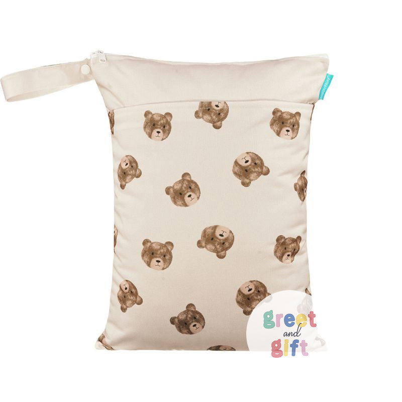 Personalized Wet Bag - Design 83 Teddy Bear