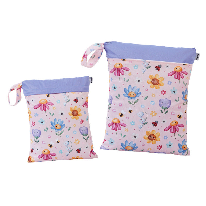 Personalized Wet Bag - Design 97 Cute Flowers