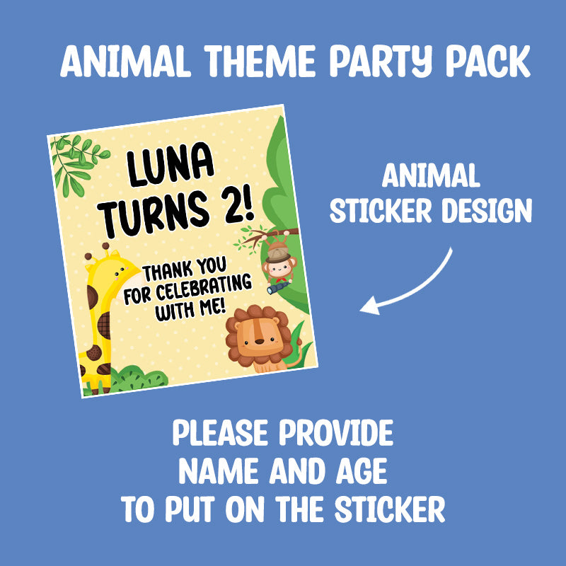 $5 Party Pack - Animal Theme