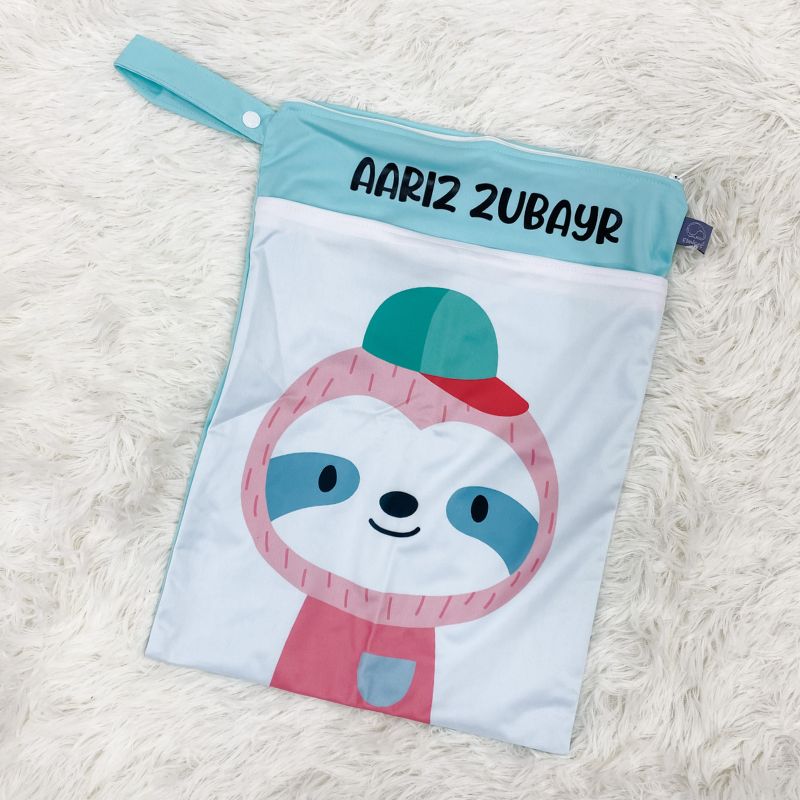 Personalized Wet Bag - Design 53 Sloth