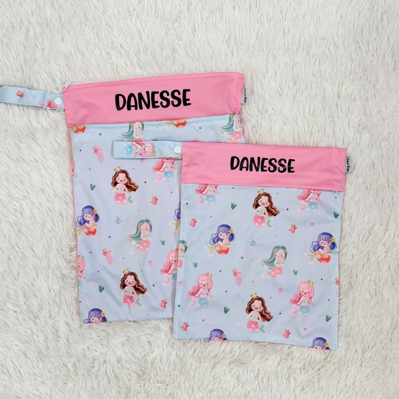 Personalized Wet Bag - Design 55 Mermaids