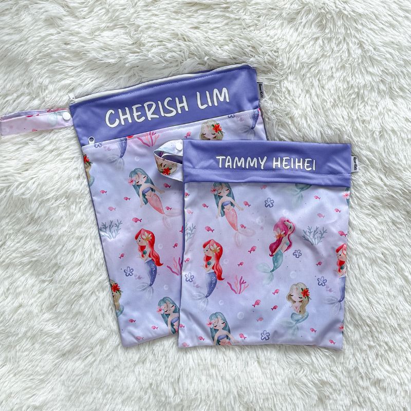 Personalized Wet Bag - Design 85 Mermaid