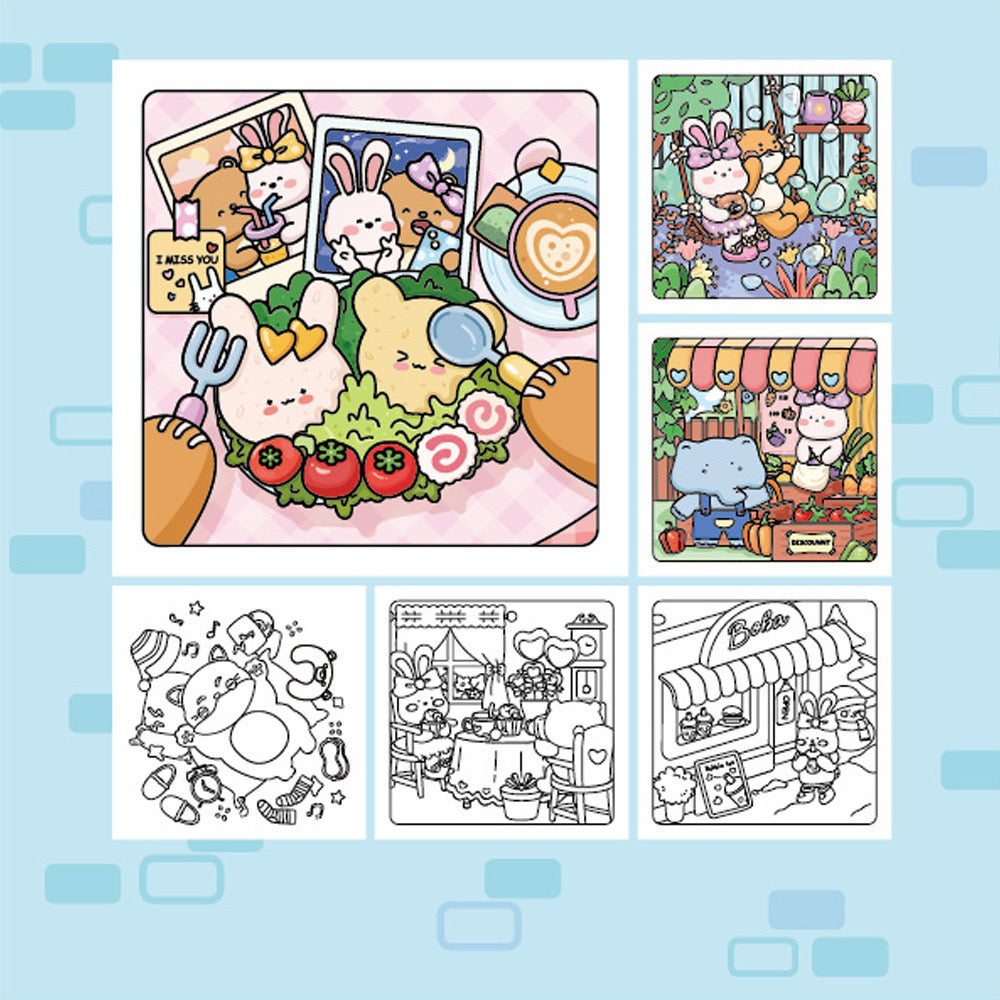$10 Goodie Bag - Comfy Days Colouring Book