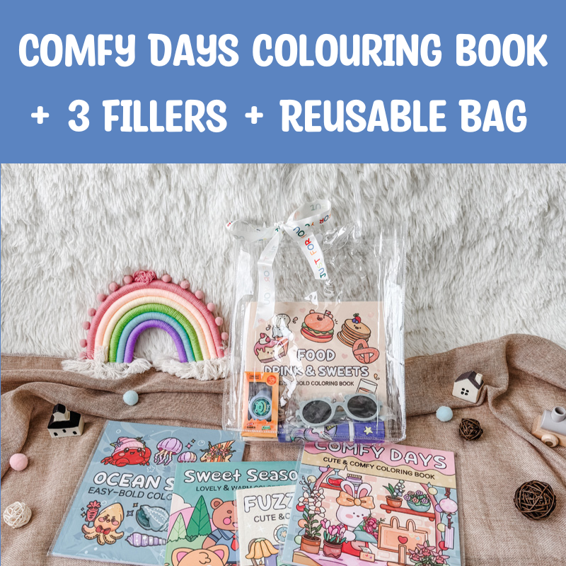 $10 Goodie Bag - Comfy Days Colouring Book