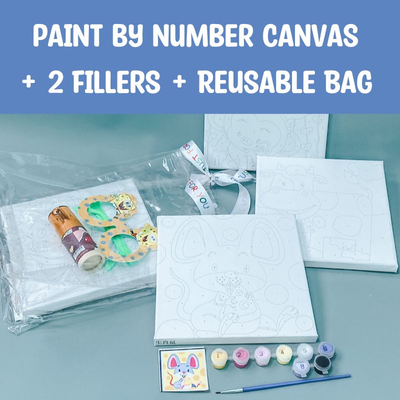$5 Kids Goodie Bag - Paint By Number Canvas