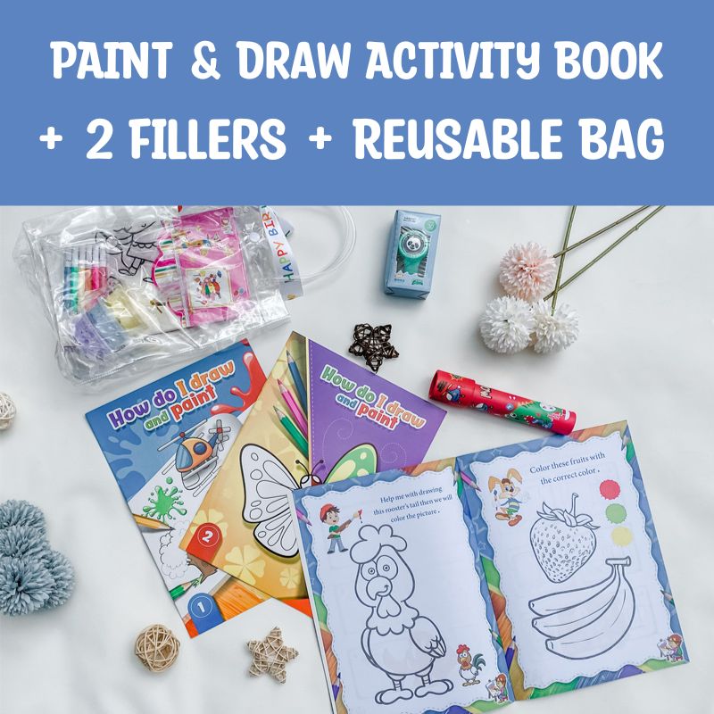 $5 Kids Goodie Bag - Paint & Draw Activity Book