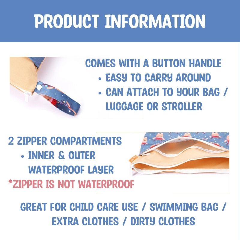 Personalized Wet Bag Product Information