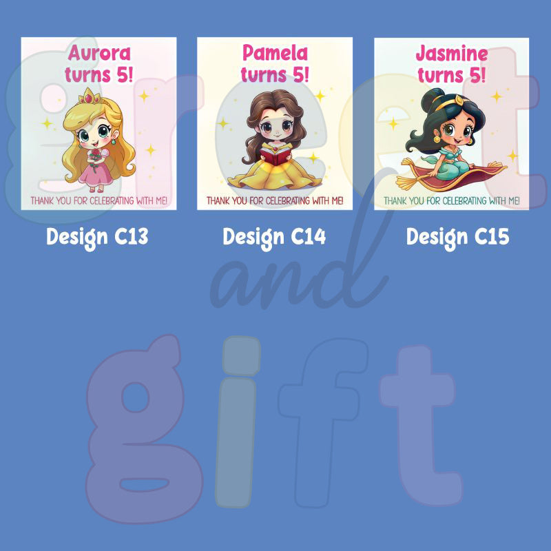 Custom Birthday Celebration Stickers