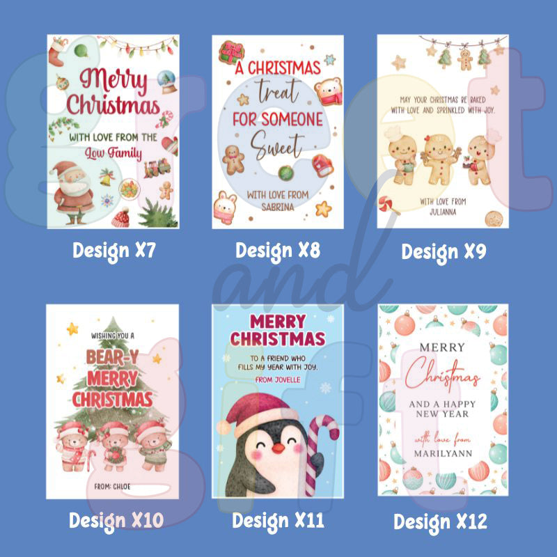 Custom Large Christmas Stickers