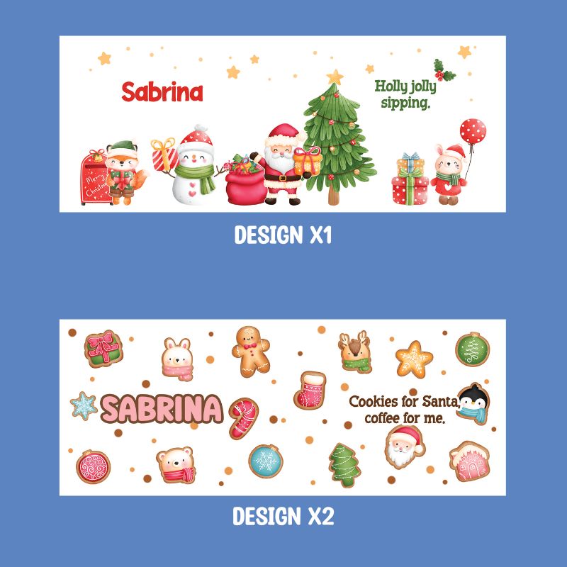 Personalized Christmas Ceramic Mug Designs