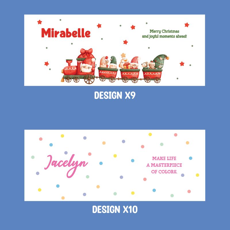 Personalized Christmas Ceramic Mug Designs