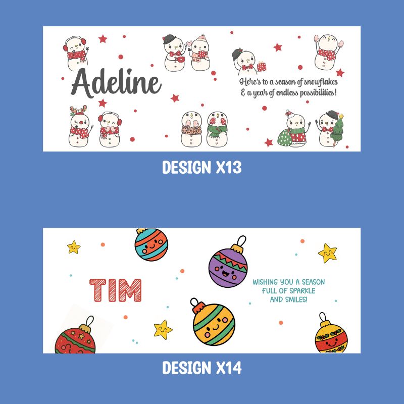 Personalized Christmas Ceramic Mug Designs