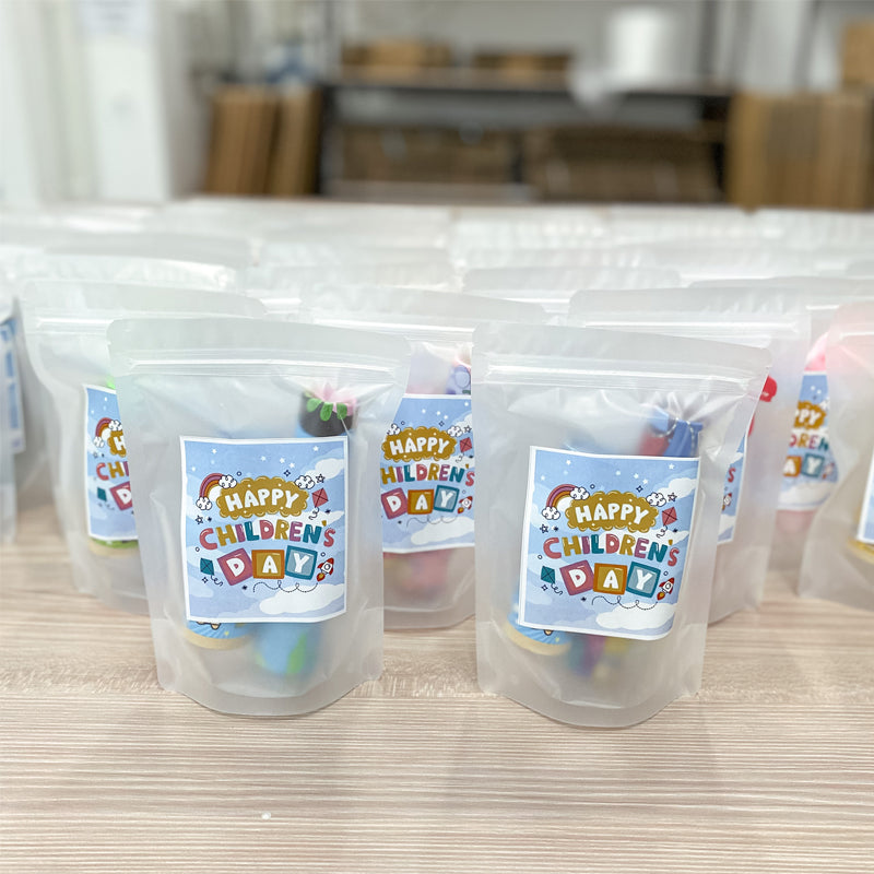 Kids Birthday Party Packs with Customised Stickers