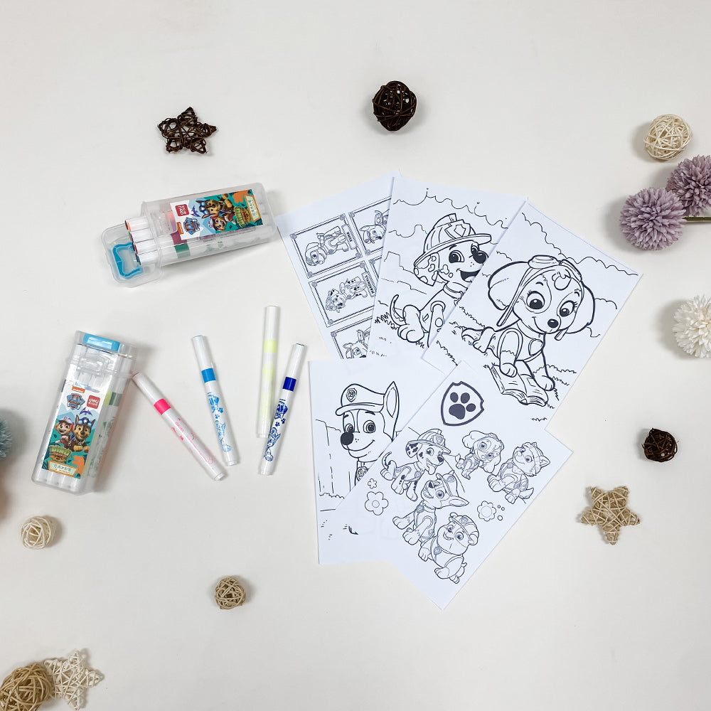 $10 Goodie Bag - Paw Patrol Markers with Colouring Sheets